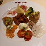 LA BETTOLA da Ochiai Kanazawa - 前菜の盛り合わせ