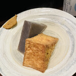 おかめ - こんにゃく、厚揚げ