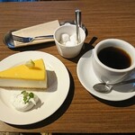 チャルマ - レモンクリームのレアチーズケーキ・ドリップコーヒー(シングルオリジン)