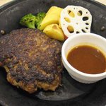 おはしカフェ・ガスト - チーズINハンバーグ。