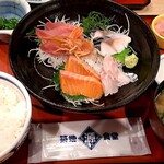 Tsukiji Shokudou Genchan - 本日お刺身定食　1628円