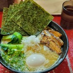 麺屋 要 - 特製鶏白湯ラーメン　醤油　大盛り