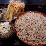 味奈登庵  - 野菜つけ天　800円