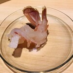 温石 - 赤座海老の焼きしゃぶ