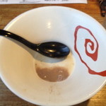 らーめん 中 - 完食。