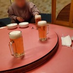 珍満賓館 - 先ずは生ビールですね！