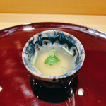 天冨良 麻布よこ田 銀座別邸 - 魚介のスープ（鰆入り）