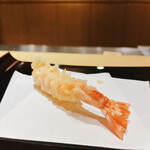 天冨良 麻布よこ田 - 車海老