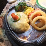 ハンバーグ専門　大賀 - 2013/06　チーズハンバーグ