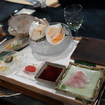 鉄板グリル鎌倉山 - 季節の特製盛合せ前菜