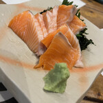 だいだいや - キングサーモン刺身