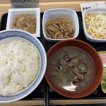 Yoshinoya - 納豆牛小鉢定食（しじみ汁変更）