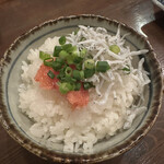 わかたろう - 今日のごはん（しらすおろし明太子のっけ）