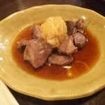 金町製麺 - 砂肝ポン酢