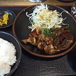 炭火焼肉 敏 - ミックス定食