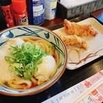 丸亀製麺 - かしわ天と合わせて〜