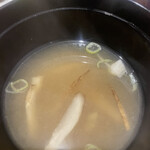 肉料理ふくなが - 味噌汁