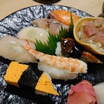 Kome To Sakana - 令和5年1月 ランチタイム
                      にぎり寿司8貫(赤出汁付) 800円