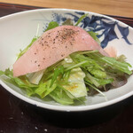 肉料理ふくなが - 紅芯大根のマリネ