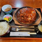 Nishifuji - 名物特大とんてき定食　2500円