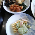 あほだら亭 - 小皿はこんな感じ。