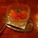 タンドールバル カマルプール - 2013.6 カンパリのグラニテ（400円）