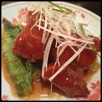 赤坂璃宮 銀座店 - 豚バラ肉の黒酢煮込み