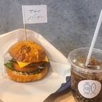 サカナノバーガー - ドリンクはコーラで