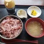 うみかぜ食堂 - 松前本マグロ中落ち丼