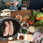 新大久保 韓国料理 MKポチャ - これ全部セットです。