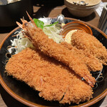 Kiwami Tonkatsu Katsuki - 2301_極みとんかつ かつ喜　 吹田店_四元豚 ロースかつ 大黒膳＠2,123円_茶色です。正月料理にちょっと飽きた頃に、この茶色は溜まりません。