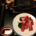 柏屋旅館 - 【追加料理】赤城牛ステーキ 2013.05