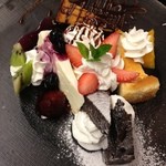 柏屋旅館 - 【追加料理】柏屋カフェのデザートプレート 2013.05