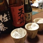 Izakaya Nagoya - プレミア焼酎飲み比べ