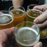 武蔵屋 - 最初はビールで乾杯しました