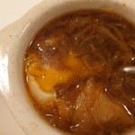 グリルさんばん - 卵をつぶしました