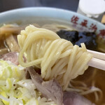 佐平治食堂 - 麺アップ