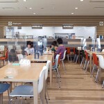 京都鉄道博物館 レストラン - 広々とした店内