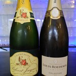 ラ　ブルゴーニュ - シャンパン2杯セット　グラス￥3600