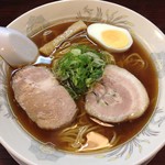 飛騨高山中華そば やまと - 飛騨高山中華そば　ミニなんこつ丼　2013年6月