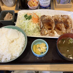 Uonumatei - 豚生姜焼き定食 ご飯大盛り