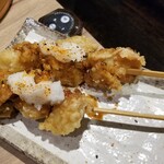 Komefuku - 鶏天串。