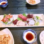 十八番 - ちょい刺し盛り。