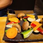 桜島溶岩焼 岩黒 - （2022.12.16）お野菜