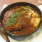 三祐酒場 - 煮込みハンバーグ