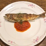 碓日のお宿　東京屋 - 岩魚のフライ