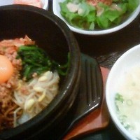モランボン本店 - 石焼ピビンパ。