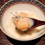 鈴田式 - 河豚の白子の白味噌仕立