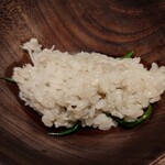 鈴田式 - 薪焼した松葉蟹のご飯