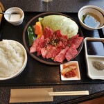 和牛レストランふるの - ふるの牛　焼肉ランチ　カルビ・ロース150g¥2,000